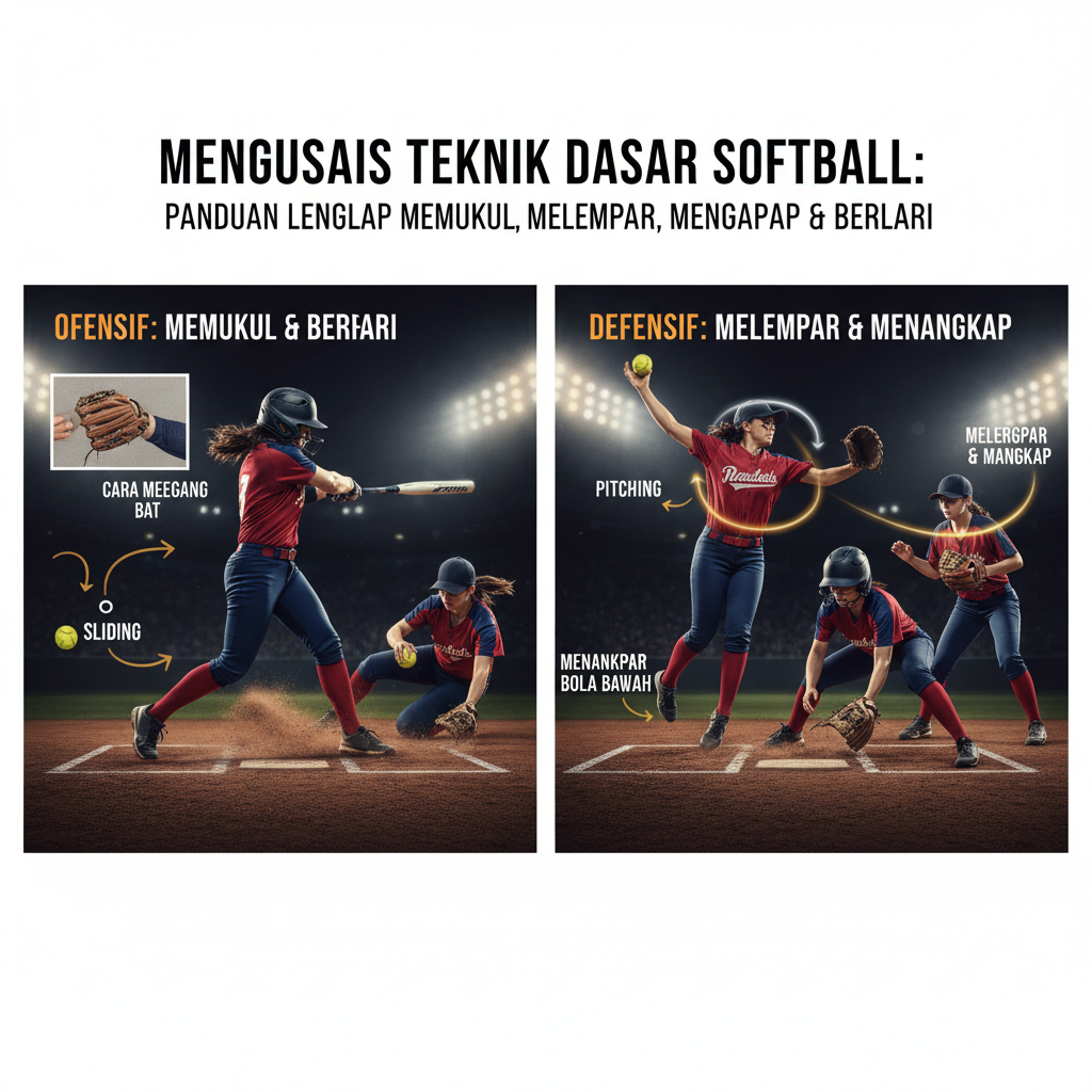 Panduan Lengkap Memukul, Melempar, Menangkap, dan Berlari