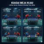 Tehnik Servis, Pukulan, dan Strategi Tenis Meja