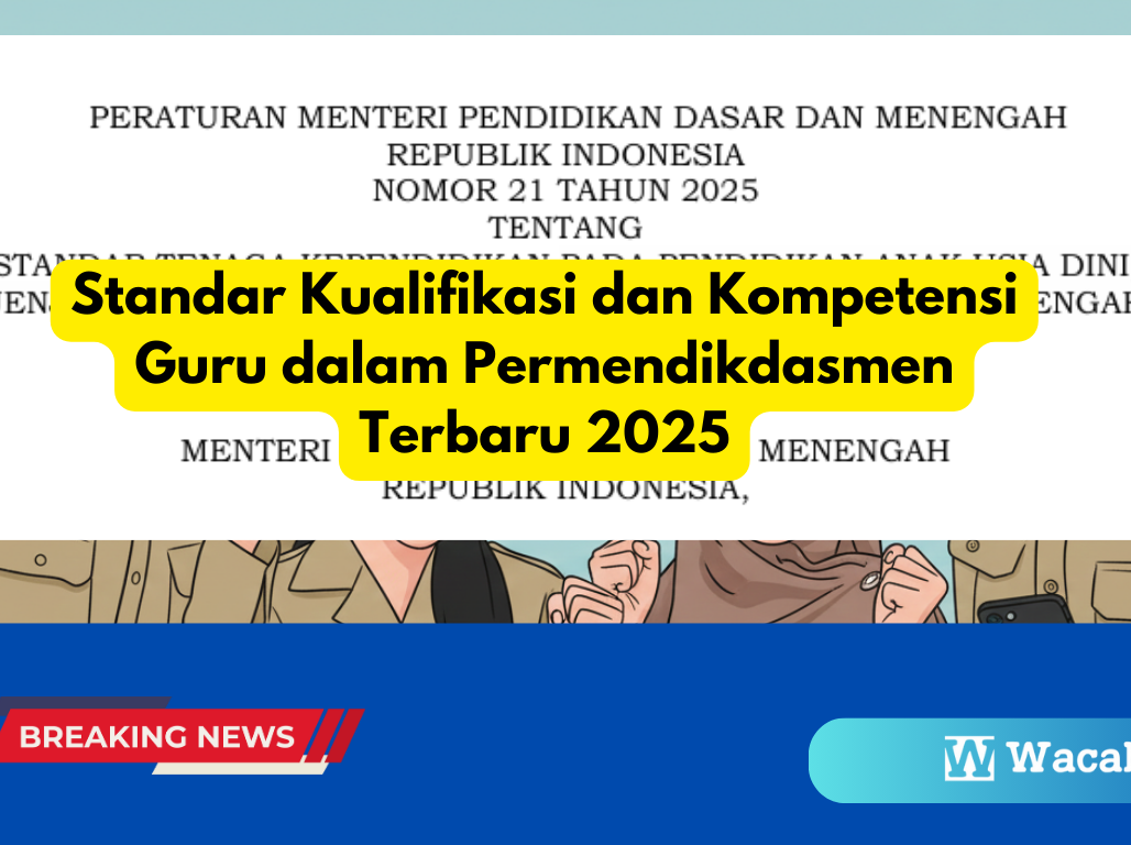 Standar Kualifikasi dan Kompetensi Guru dalam Permendikdasmen Terbaru 2025