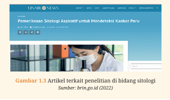 Artikel terkait penelitian di bidang sitologi
